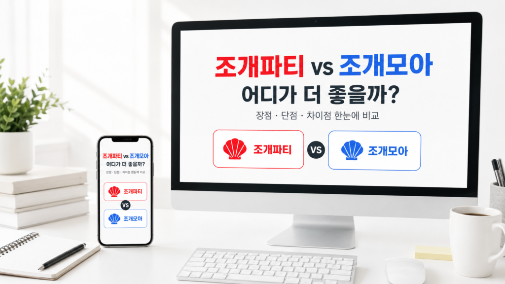 조개파티 vs 조개모아 어디가 좋을까?